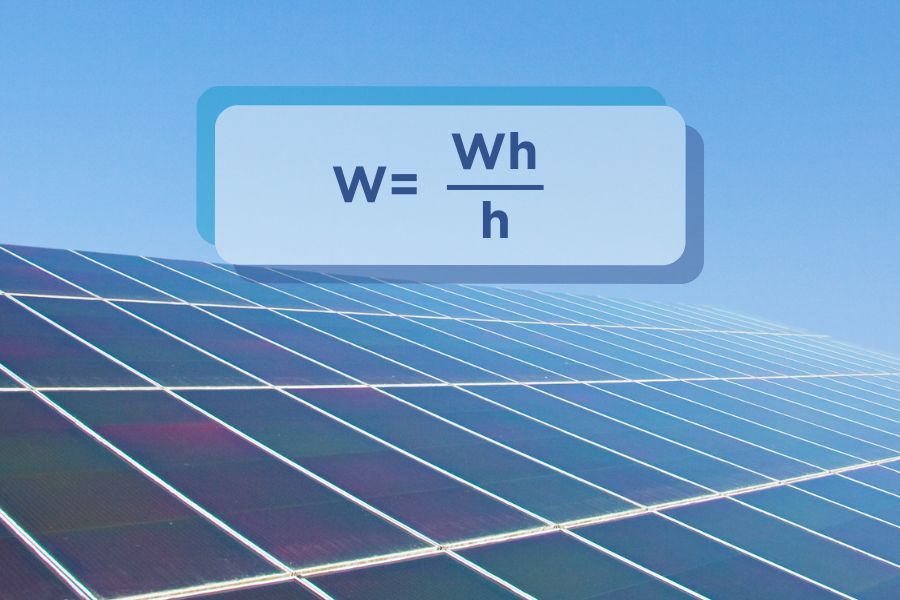 Wh to W Conversion Formula